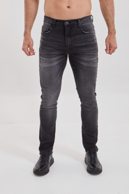 Calça Jeans Skinny Masculina Grafite - 18056